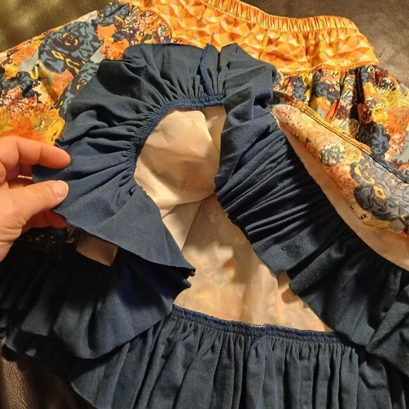 PERSNICKETY BOUTIQUE Floral Multicolor Skirt SZ.12 YRS - Picture 3 of 4